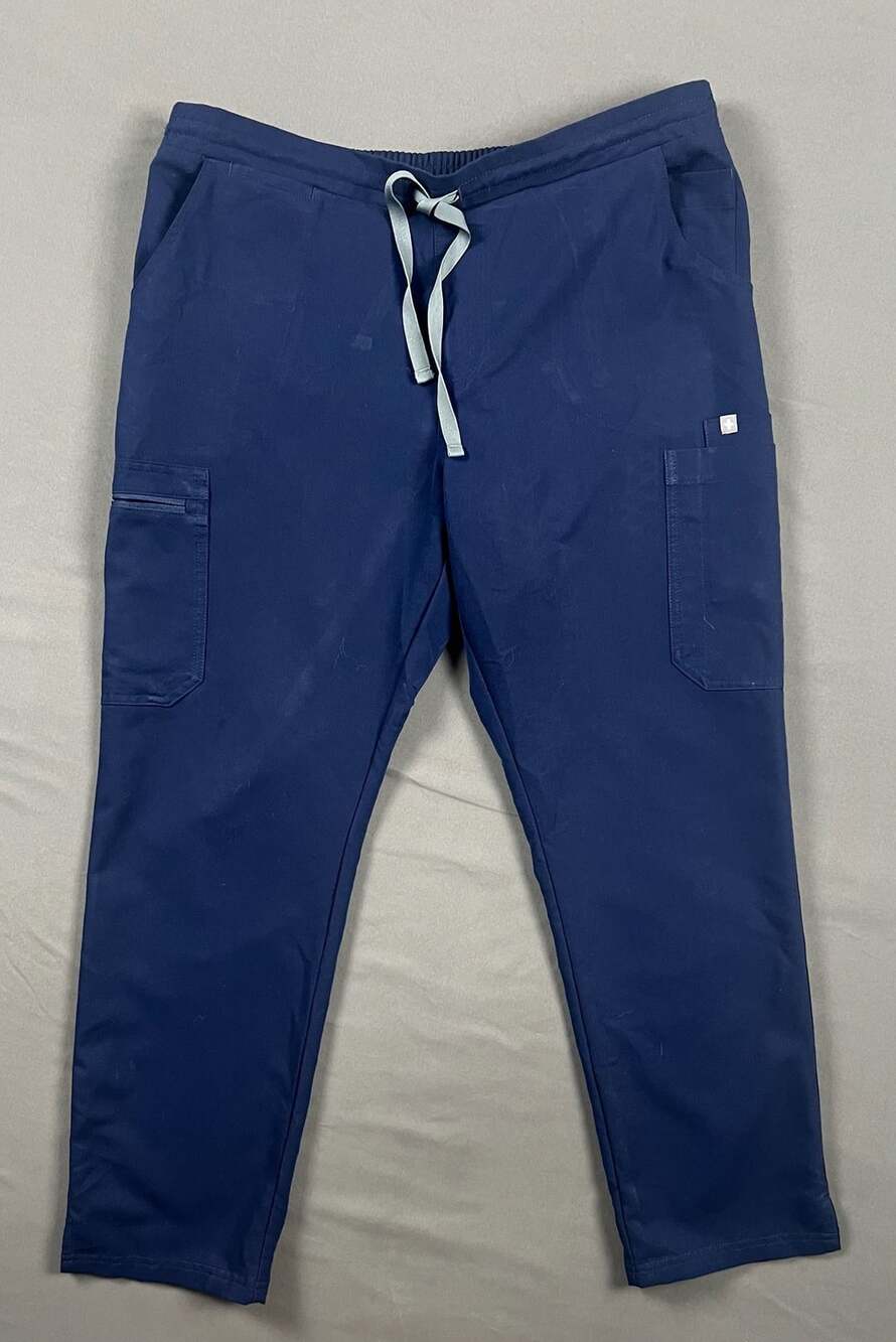FIGS Technical Collection Navy Blue Scrub Pants Style TW2000P Size L